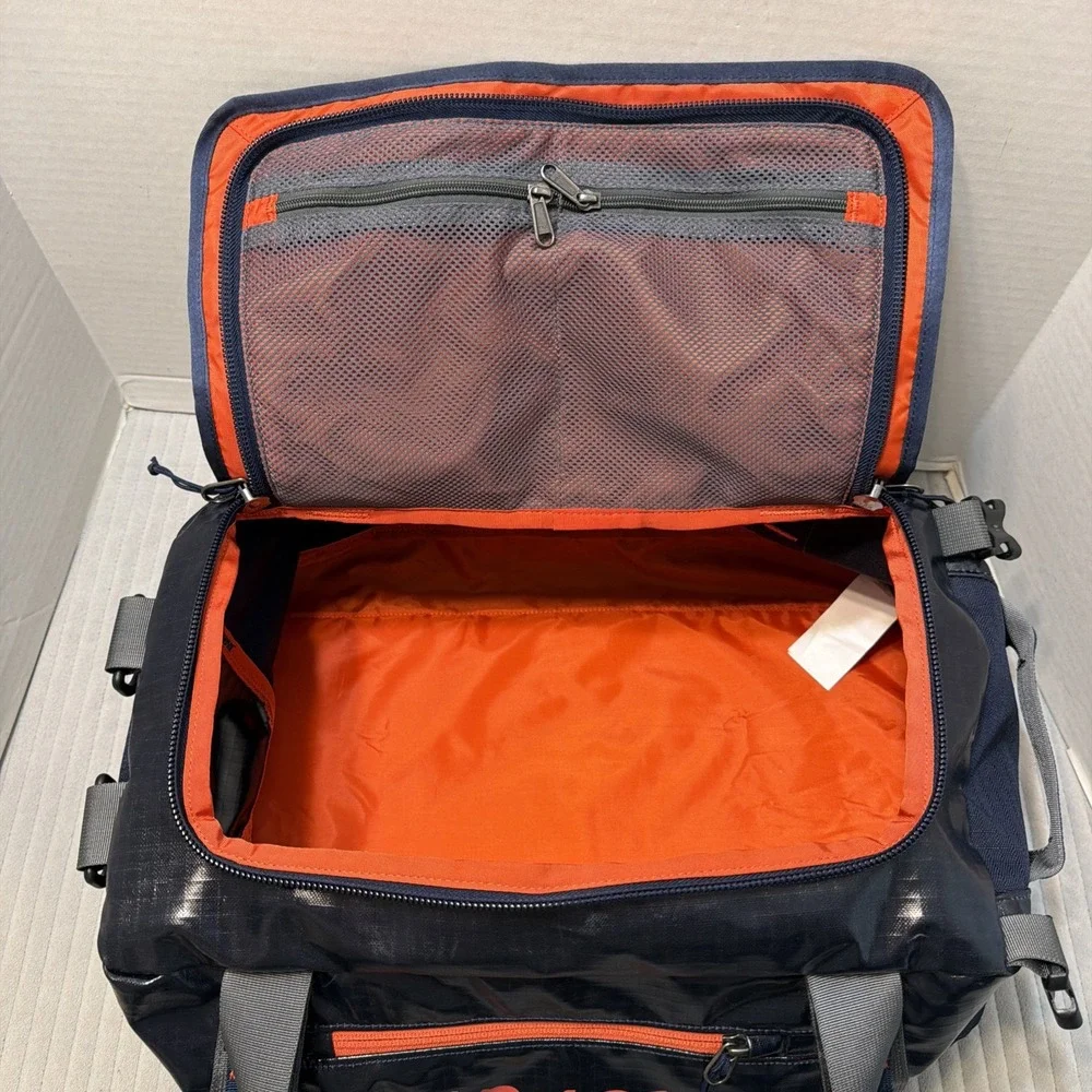 PATAGONIA Blue Orange Hole Duffel Bag 45 L Shiny version
